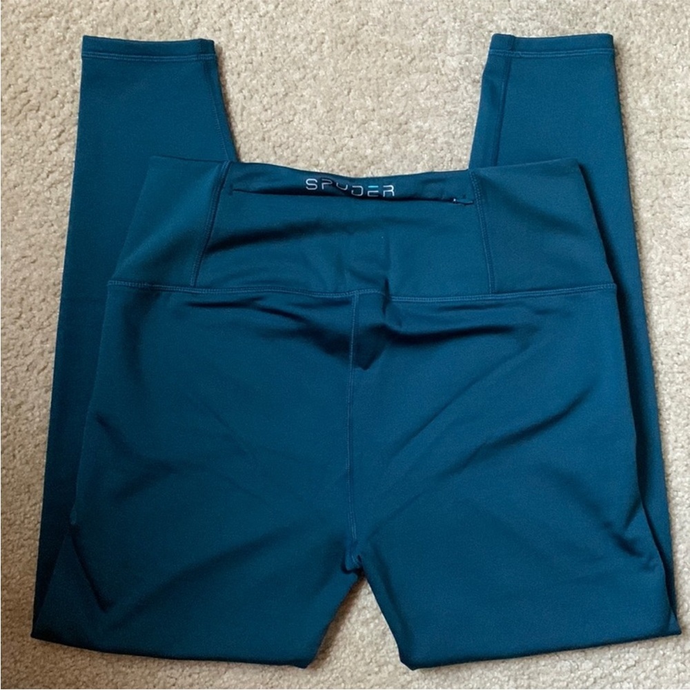 Spyder Dark Teal Fleece Lined Leggings